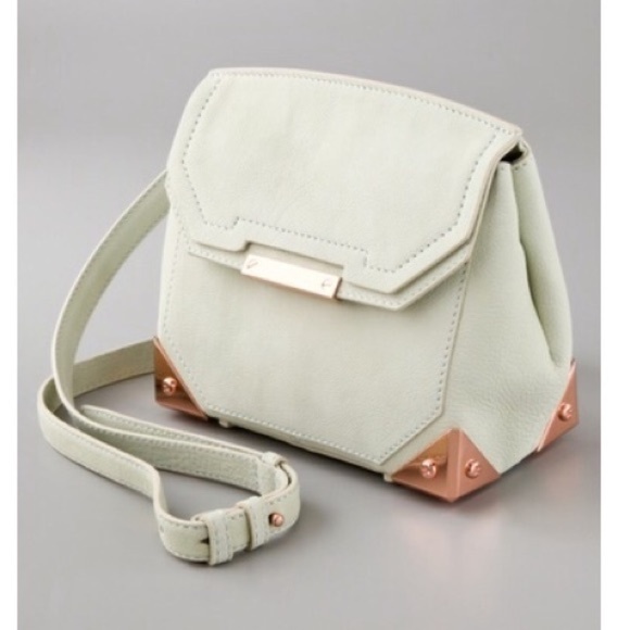 Alexander Wang Handbags - Alexander Wang white cream crossbody rose gold bag